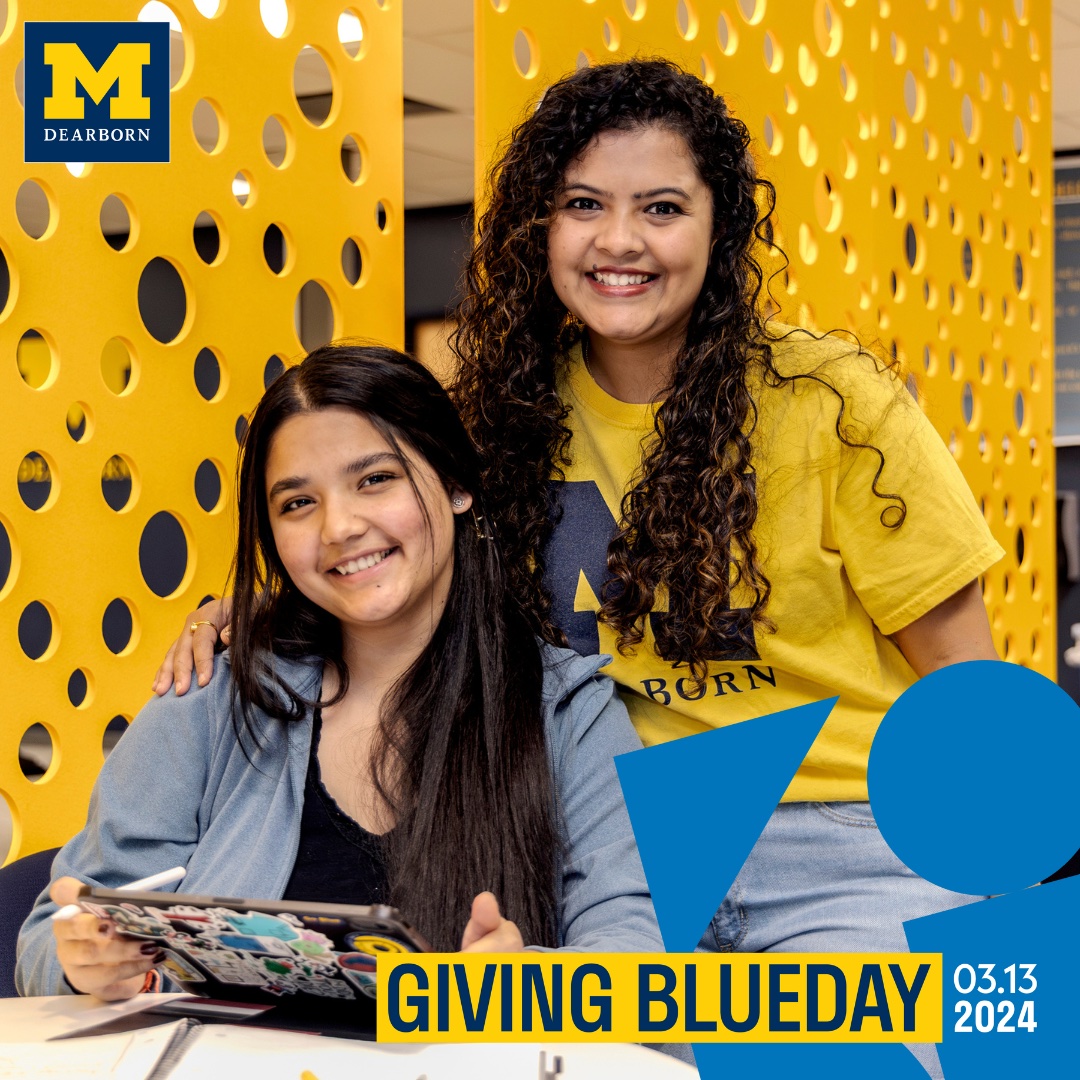 Get ready for Giving Blueday University of MichiganDearborn